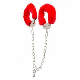 Оковы с мехом Ankle Cuffs, Red