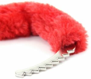 Наручники Metal Handcuff With a Long Chain , Red