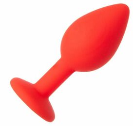 Анальная пробка Red Silicone Red,S