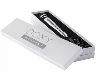 Вибромассажер-Микрофон DOXY Number 3 Satin Finish, Silver