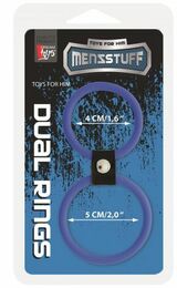 Кольцо двойное MENZSTUFF DUAL RINGS, BLUE