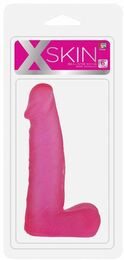 Фаллоимитатор XSkin 6 PVC dong - Transparent, PINK