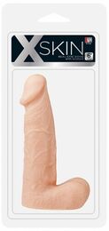 Фаллоимитатор XSKIN 6 PVC DONG, FLESH