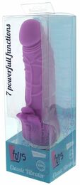 Вибромассажер PURRFECT SILICONE CLASSIC 7INCH, PURPLE