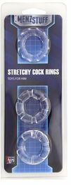 Кольцо MENZSTUFF STRETCHY COCK RINGS, CLEAR