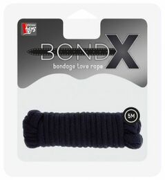 Веревка для бондажа BONDX LOVE ROPE - 5M, BLACK
