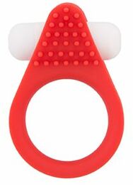 Эрекционное кольцо LIT-UP SILICONE STIMU RING 1, RED