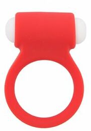 Эрекционное кольцо LIT-UP SILICONE STIMU RING 3, RED