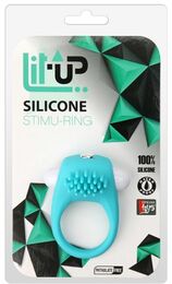 Эрекционное кольцо LIT-UP SILICONE STIMU RING 5 BLUE