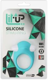 Эрекционное кольцо LIT-UP SILICONE STIMU RING 6 BLUE