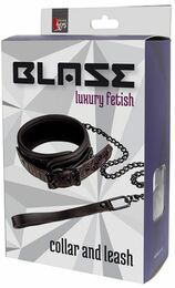 Ошейник с поводком BLAZE COLLAR AND LEASH PURPLE