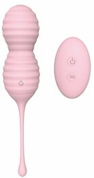 Вагинальные шарики с дистанционным пультом PLEASURE BALLS&EGGS BEEHIVE PINK