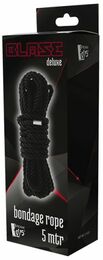 Веревка для бондажа BLAZE DELUXE BONDAGE ROPE 5M BLACK