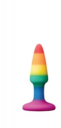 Анальная пробка DREAM TOYS COLOURFUL LOVE RAINBOW ANAL PLUG MINI