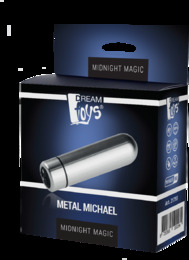 Вибропуля Dream Toys MIDNIGHT MAGIC METAL MICHAEL