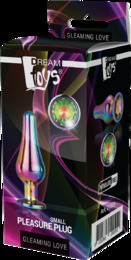 DT21820 Анальная пробка конической формы Dream Toys GLEAMING LOVE COLOURED PLEASURE PLUG S