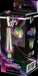 DT21821 Анальная пробка конической формы Dream Toys GLEAMING LOVE COLOURED PLEASURE PLUG M