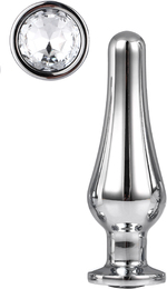 DT21824 Анальная пробка конической формы Dream Toys GLEAMING LOVE SILVER PLEASURE PLUG M