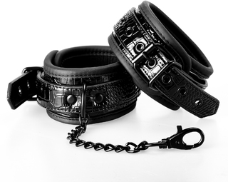 Наручники BLAZE LUXURY HANDCUFF CROCO BLACK