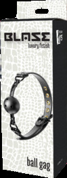 Кляп 4,7 см BLAZE LUXURY BALL GAG CROCO BLACK