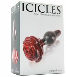 DT45545 Стеклянная анальная пробка ICICLES NO 76