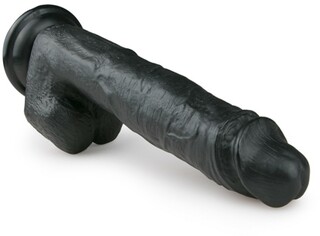 Фаллоимитатор EasyToys Realistic Dildo - 26,5cm ЧЕРНЫЙ