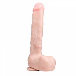 Фаллоимитатор Easytoys Realistic Dildo Flash 29,5 см., телесный