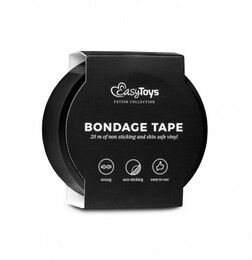 Бондажная лента, черного цвета "EasyToys Black Bondage Tape"