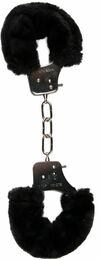 Наручники EASYTOYS Furry Handcuffs - Black