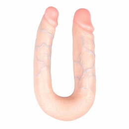 Двусторонний реалистичный фаллоимитатор EasyToys Duo Dildo 17cm