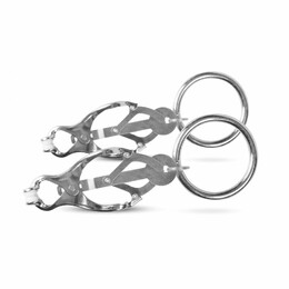 Зажимы для сосков с кольцами EasyToys Clover Clamps With Clips