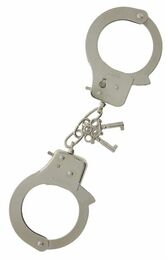 Наручники, Large Metal Handcuffs with Keys