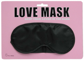 Маска на глаза Love mask, Black