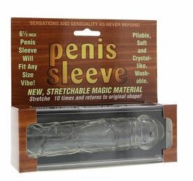 Насадка на пенис New Stretchable 6.5 Penis Sleeve, CLEAR