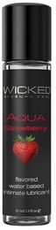 Съедобный лубрикант WICKED AQUA STRAWBERRY FLAVORED 30ML