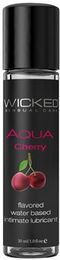 Съедобный лубрикант WICKED AQUA CHERRY FLAVORED 30ML