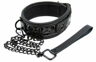 Ошейник с поводком SINFUL BLACK COLLAR