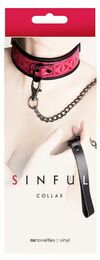 Ошейник с поводком SINFUL COLLAR