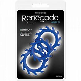 T280319 Набор эрекционных колец RENEGADE GEARS, BLUE