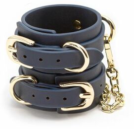 Оковы BONDAGE COUTURE WRIST CUFF BLUE