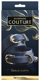 Наручники BONDAGE COUTURE ANKLE CUFF BLUE