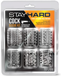 Набор насадок STAY HARD COCK SLEEVE KIT CLEAR