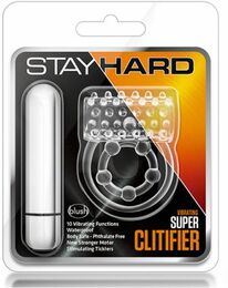 Эрекционное виброкольцо STAY HARD VIBRATING SUPER CLITIFIER