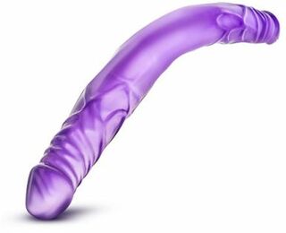 T330741 Двойной фаллоимитатор B YOURS 18INCH DOUBLE DILDO PURPLE