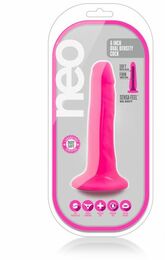 Фаллоимитатор NEO 6INCH DUAL DENSITY COCK NEON PINK