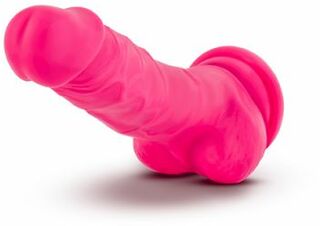 Фаллоимитатор с двойной плотностью NEO 7.5INCH COCK W. BALLS