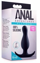 Анальный плаг ANAL ADVENTURES PLATINUM CURVE PLUG