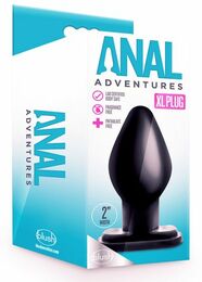 Анальный плаг ANAL ADVENTURES PLEASURE PLUG BLACK