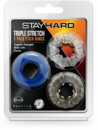 Набор эрекционных колец STAY HARD TRIPLE STRETCH