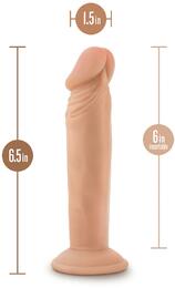 Гибкий фаллоимитатор Blush DR. SKIN PLUS 6 INCH POSABLE DILDO VANILLA